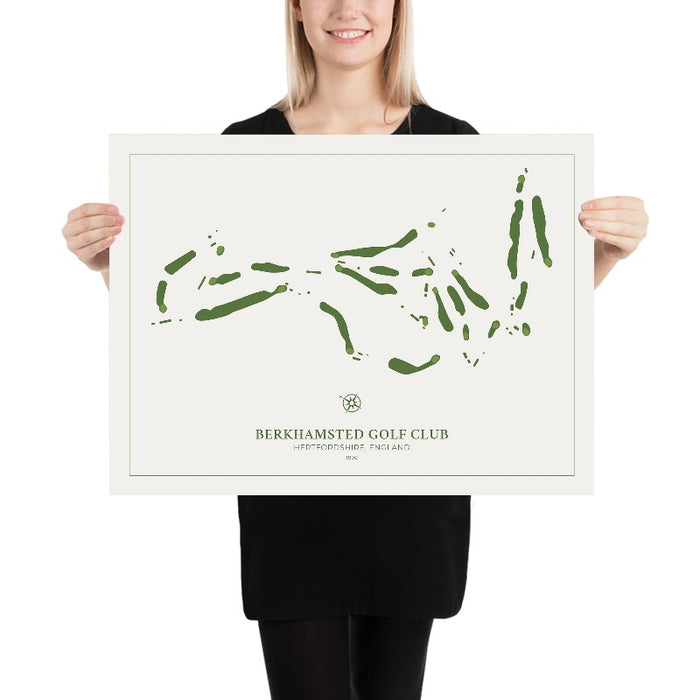 Berkhamsted Golf Club: Modern Golf Course Map