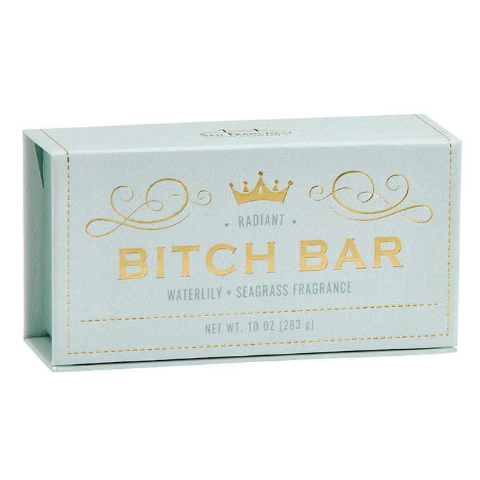 BITCH BAR Radiant Waterlilly & Seagrass natural soap bar — luxury botanical bar soap | All Put Together