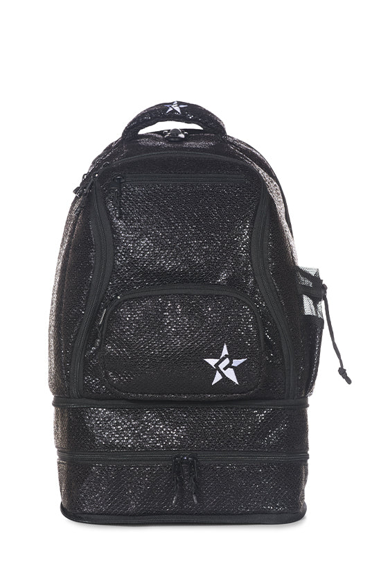 Black Viper Snakeskin Baby Rebel Dream Bag with Black Zipper