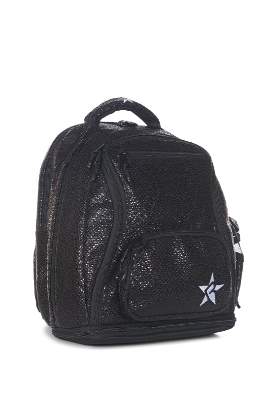 Black Viper Snakeskin Baby Rebel Dream Bag with Black Zipper