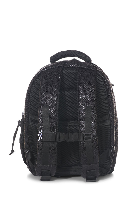 Black Viper Snakeskin Baby Rebel Dream Bag with Black Zipper