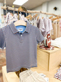 Blue and Orange Heritage Polo