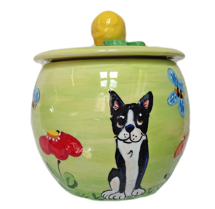 Boston Terrier Treat Jar