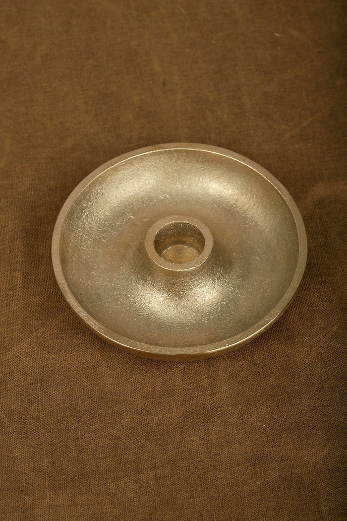 S/N Home Candle Holders Brass Candle Stand Brass / 5" D