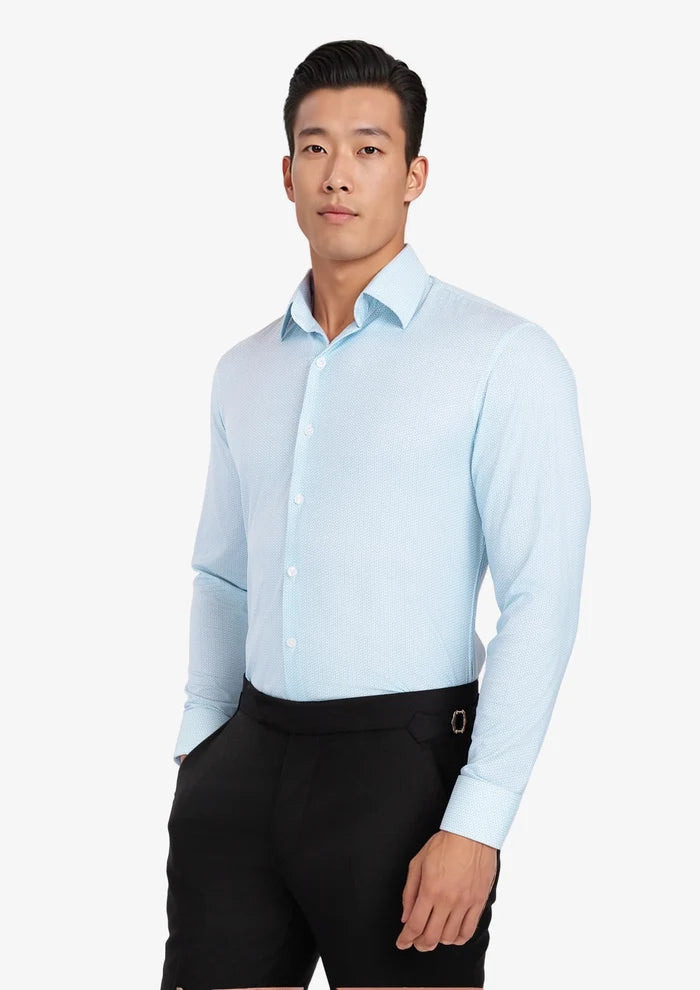 Breeze Blue Petal Shirt