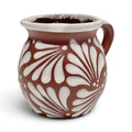 Brown & White Engobe Mug