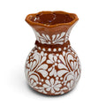 Brown & White Vase