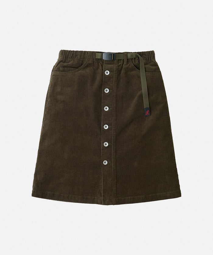 Buttoned Down Midi Skirt
