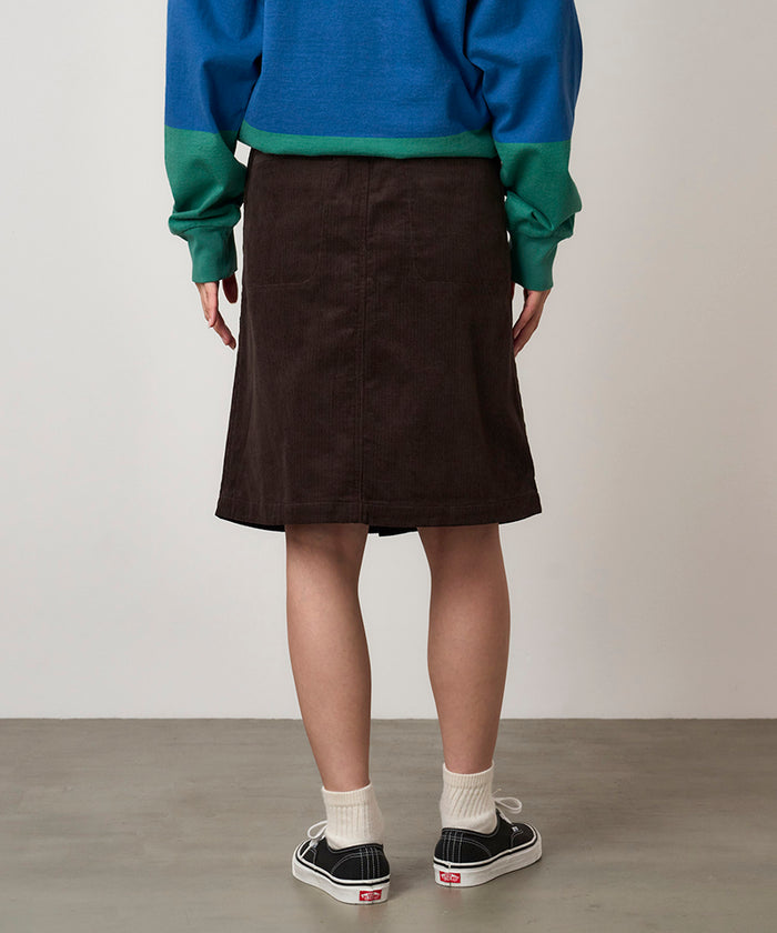 Buttoned Down Midi Skirt