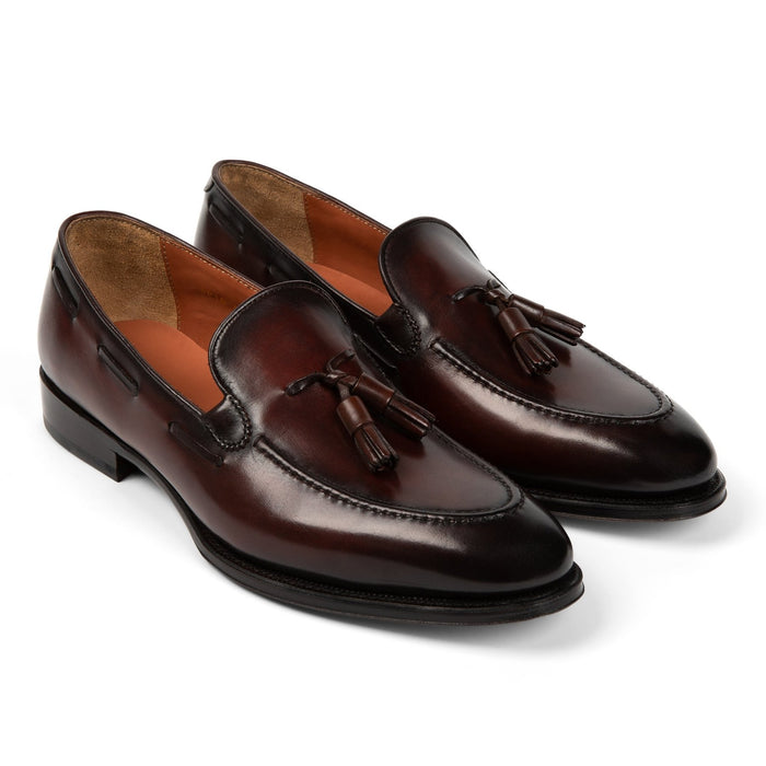 Camden Tassel Loafer // Café Noir Brown - SARTORO