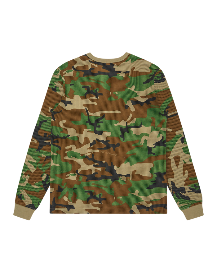 Camo Waffle LS T-Shirt