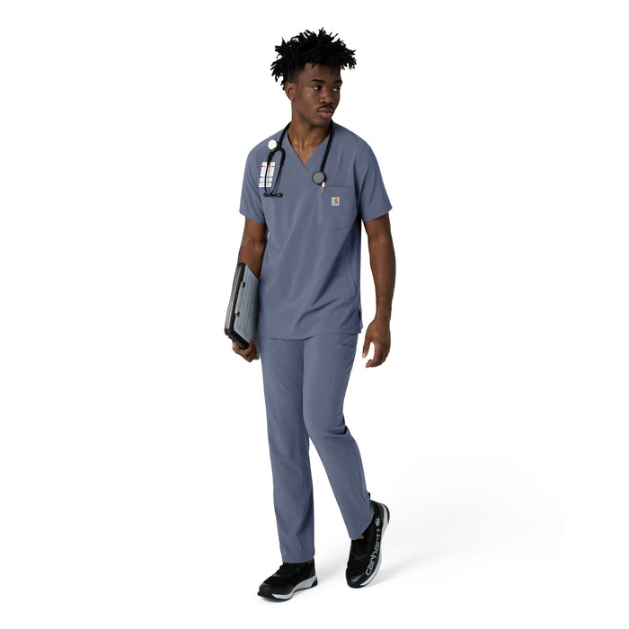 Carhartt Cross-Flex Men's Straight Leg Scrub Pant - Approaching Storm