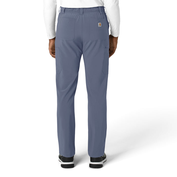 Carhartt Cross-Flex Men's Straight Leg Scrub Pant - Approaching Storm