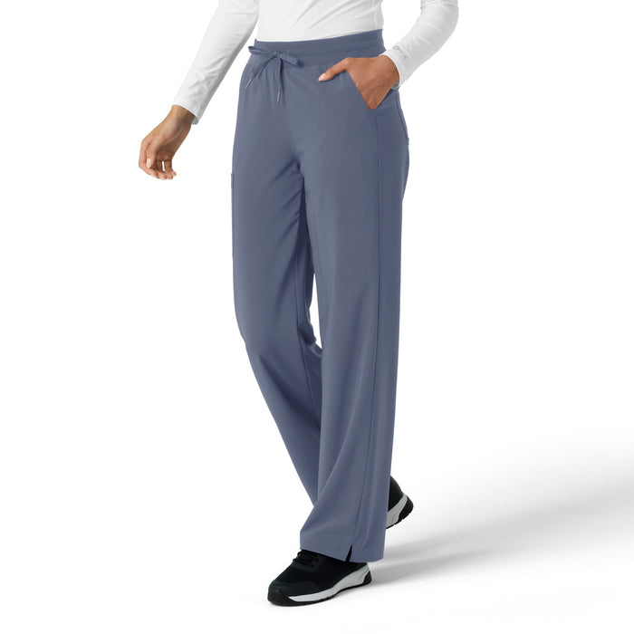 Carhartt Cross-Flex Women's Boot Cut Scrub Pant - Approaching Storm side