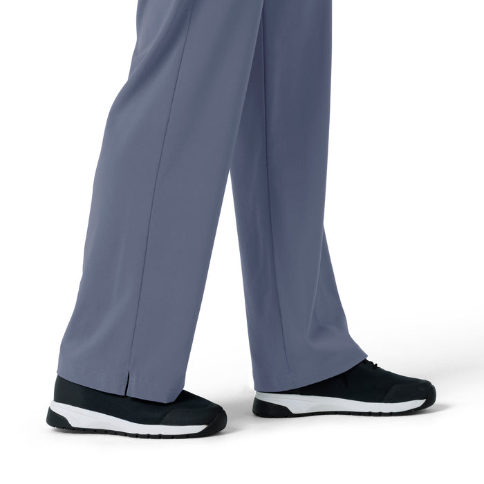Carhartt Cross-Flex Women's Boot Cut Scrub Pant - Approaching Storm hemline