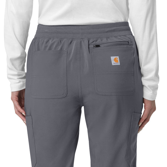 Carhartt Cross-Flex Women's Cargo Jogger Scrub Pant - Approaching Storm