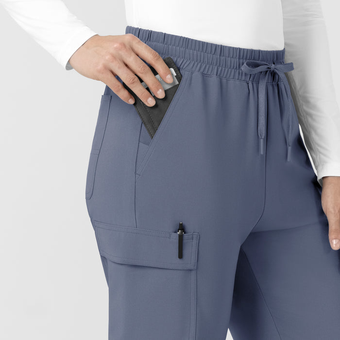 Carhartt Cross-Flex Women’s Cross-Flex High Waisted Ankle Scrub Pant - Approaching Storm