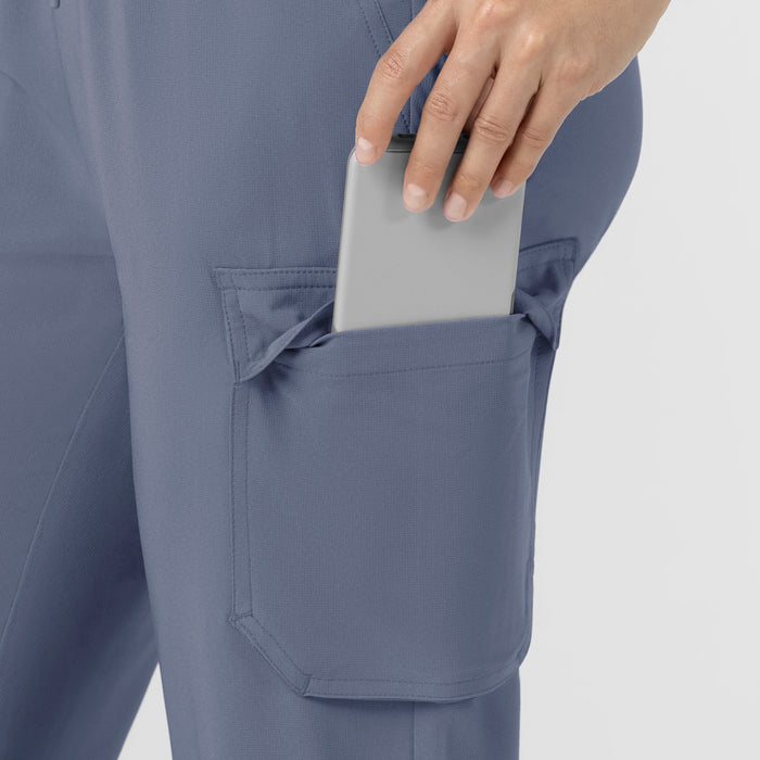 Carhartt Cross-Flex Women’s Cross-Flex High Waisted Ankle Scrub Pant - Approaching Storm