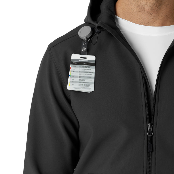 Carhartt Men's Bonded Fleece Hoodie - Black badge loop