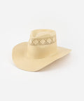 A natural colored straw hat on a white background #color_natural