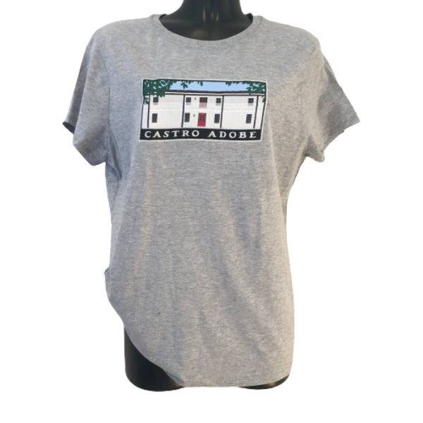 Castro Adobe Ladies Cut T-shirt - Steel Grey (Michael Schwab)