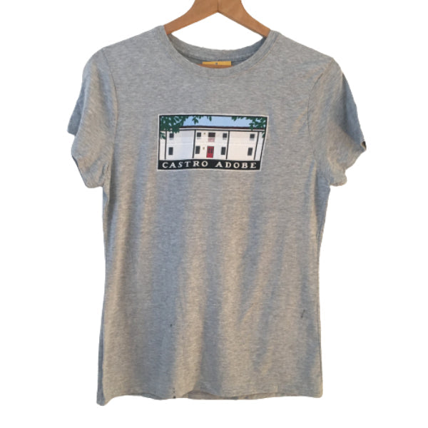 Castro Adobe Ladies Cut T-shirt - Steel Grey (Michael Schwab)