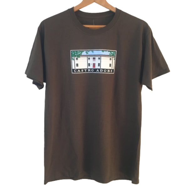 Castro Adobe Unisex T-shirt - Chocolate (Michael Schwab)