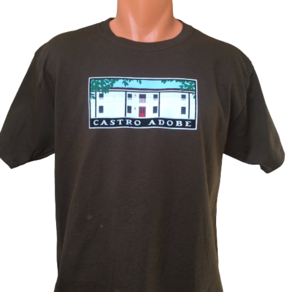 Castro Adobe Unisex T-shirt - Chocolate (Michael Schwab)