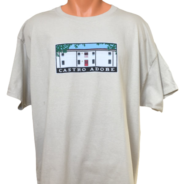 Castro Adobe Unisex T-shirt - Sand (Michael Schwab)