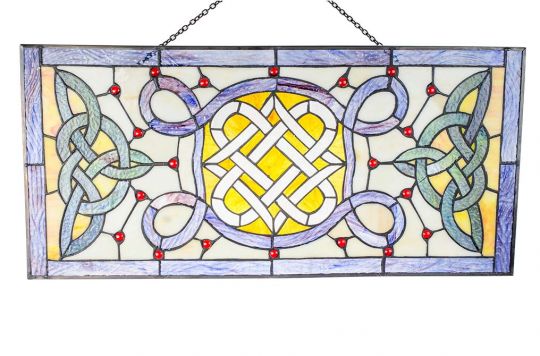 Celtic Stained Glass Window