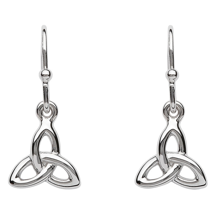Celtic Trinity Knot Drop Earrings