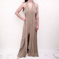 CHANEL GOLD SPARKLE GOWN - SIZE 38