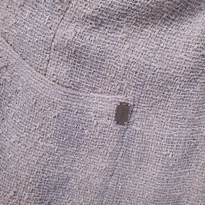 CHANEL LILAC TWEED JACKET - SIZE 42