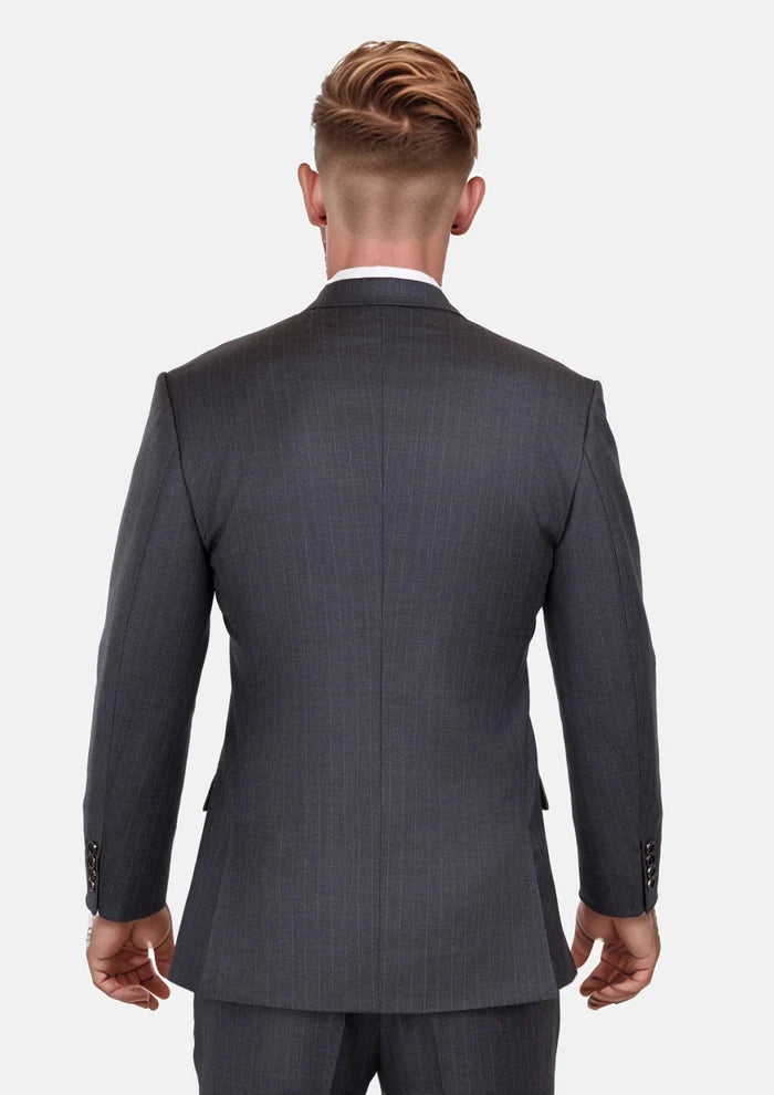 Charcoal Pinstripe Astor Suit - SARTORO