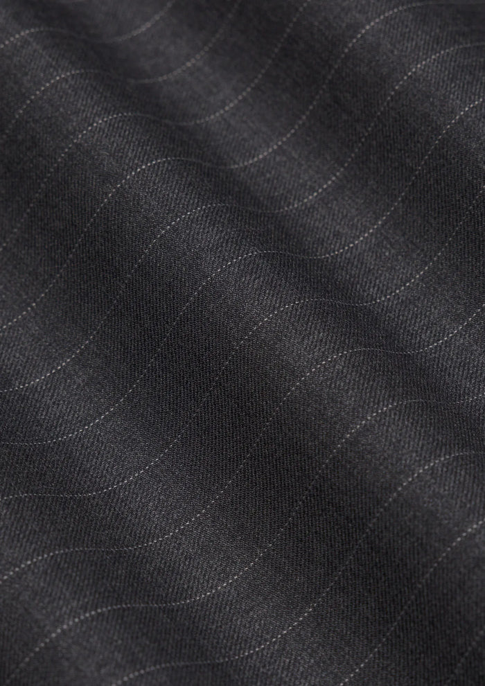 Charcoal Pinstripe Vest