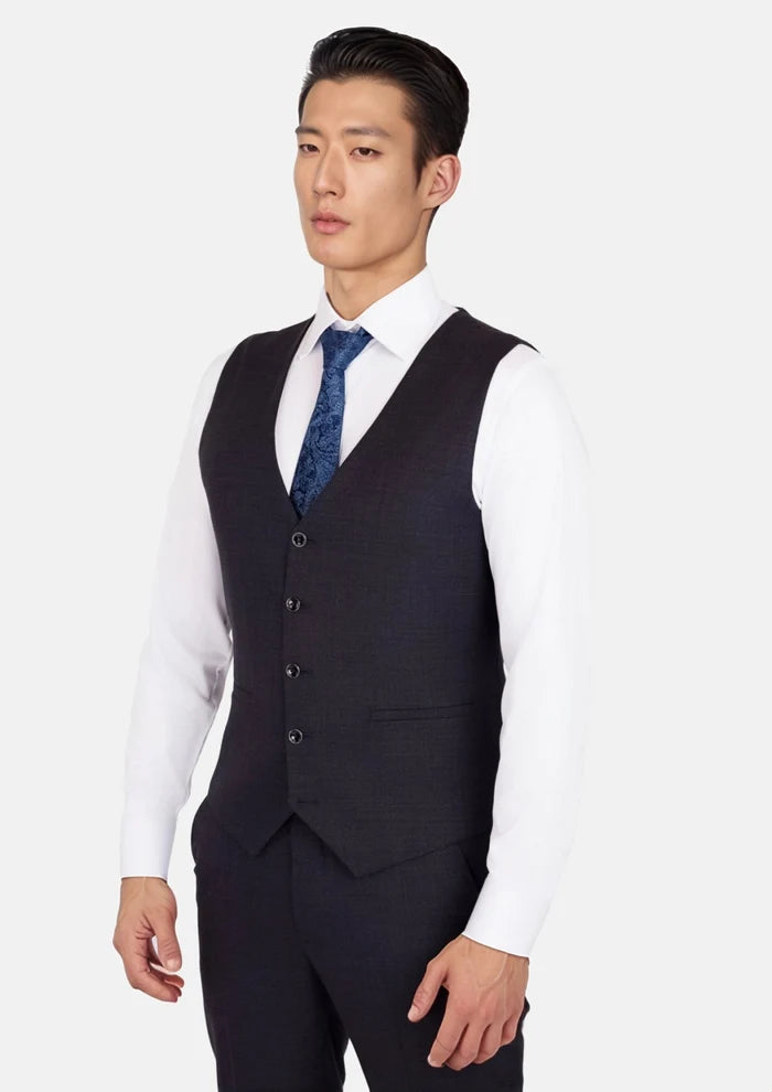 Charcoal Slate Vest - SARTORO