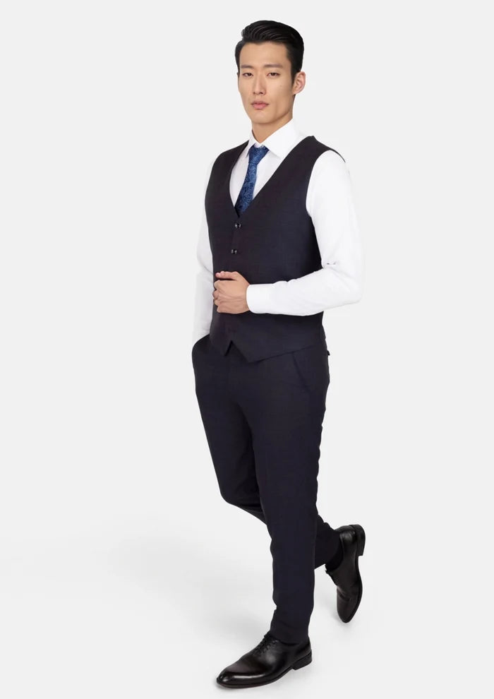 Charcoal Slate Vest - SARTORO
