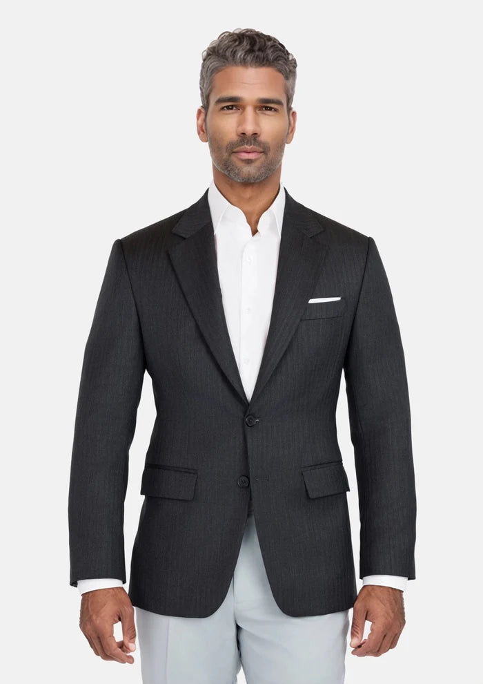 Charcoal Smoke Astor Jacket - SARTORO