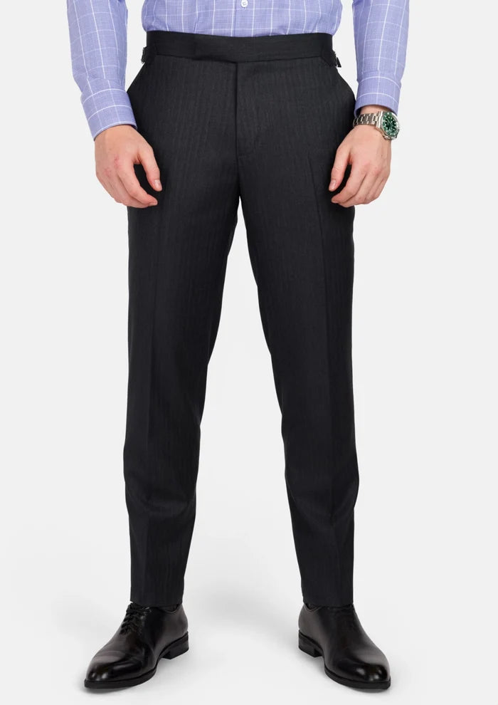 Charcoal Smoke Pants - SARTORO