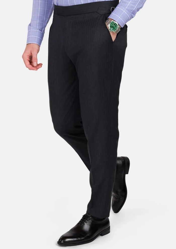 Charcoal Smoke Pants - SARTORO