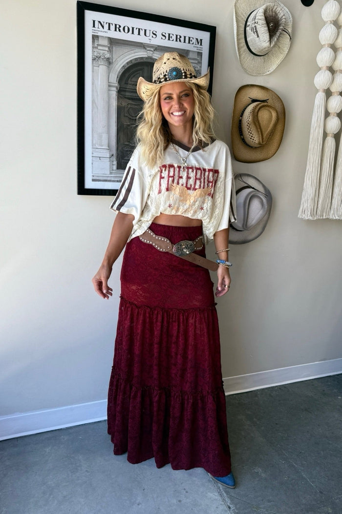 Cherry Coke Lace Graphic Tee