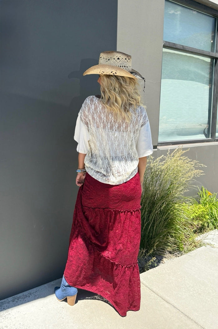 Cherry Coke Lace Graphic Tee