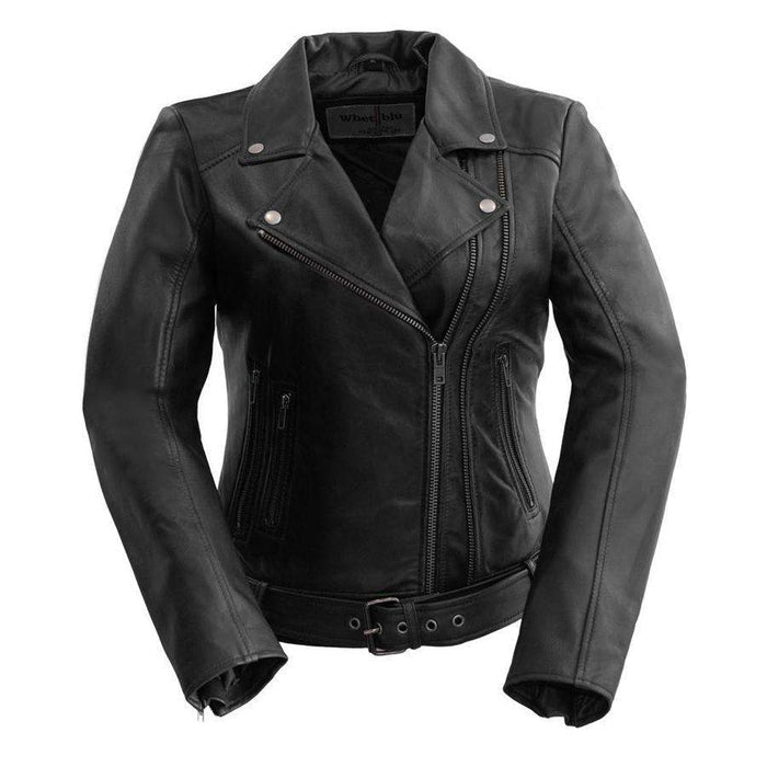 CHLOE - WOMEN'S LEATHER JACKET: CHLOE - WOMEN'S LEATHER JACKET
PRODUCT OVERVIEW:
Elevate your style quotient with the Chloe W