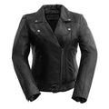 CHLOE - WOMEN'S LEATHER JACKET: CHLOE - WOMEN'S LEATHER JACKET
PRODUCT OVERVIEW:
Elevate your style quotient with the Chloe W