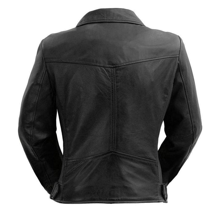 CHLOE - WOMEN'S LEATHER JACKET: CHLOE - WOMEN'S LEATHER JACKET
PRODUCT OVERVIEW:
Elevate your style quotient with the Chloe W