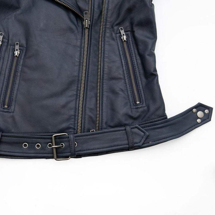 CHLOE - WOMEN'S LEATHER JACKET: CHLOE - WOMEN'S LEATHER JACKET
PRODUCT OVERVIEW:
Elevate your style quotient with the Chloe W