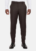 Chocolate Brown Flannel Pants - SARTORO