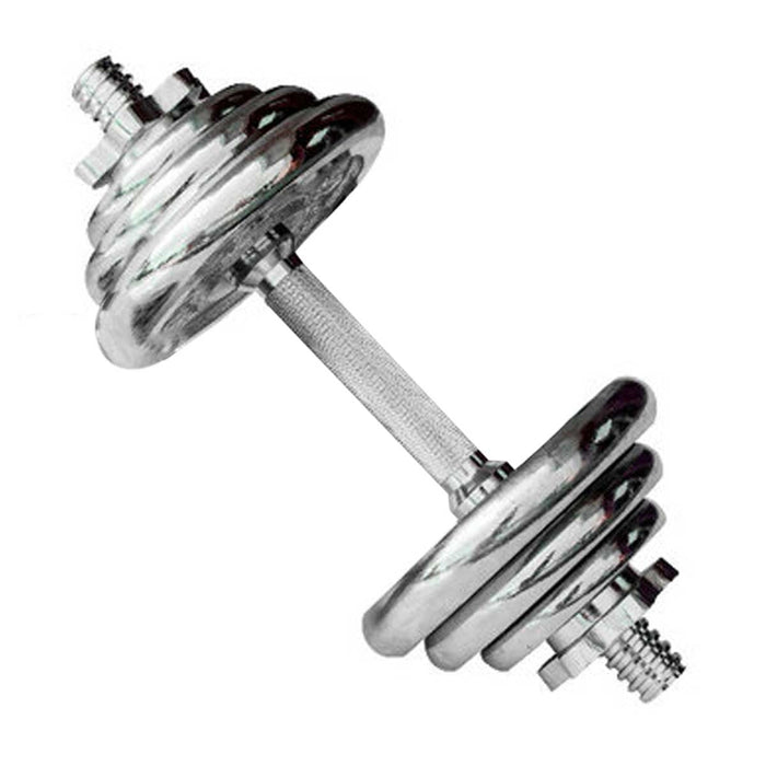 CHROME DUMBBELL 1 PIECE SET QJ-DS023 (20KG)