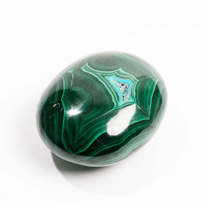 Chrysocolla w/ Malachite - Polished