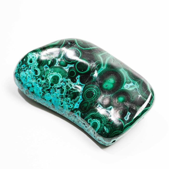 Chrysocolla w/ Malachite - Polished